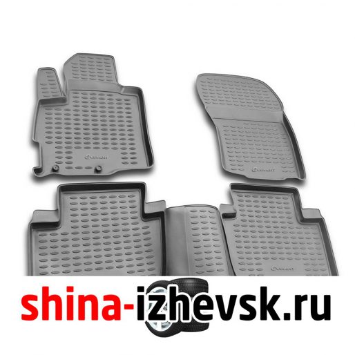 Коврик Autofamily коврик в салон полиуретановый серый для MITSUBISHI Outlander II XL 2005-2012 в Ижевске